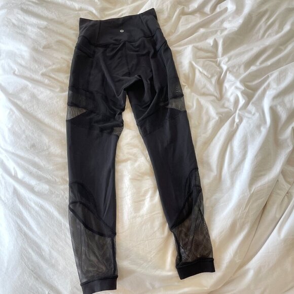 Lululemon Forget The Sweat Tight *25" Black Size 6 - Picture 2 of 7